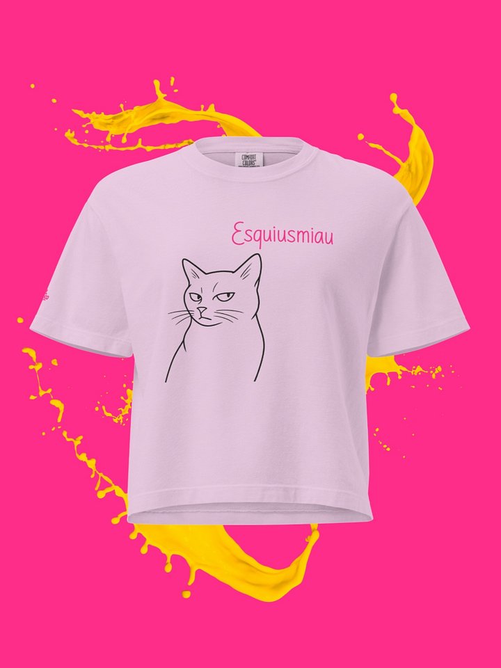 "Esquiusmiau" Boxy Tee (Light) product image (5)