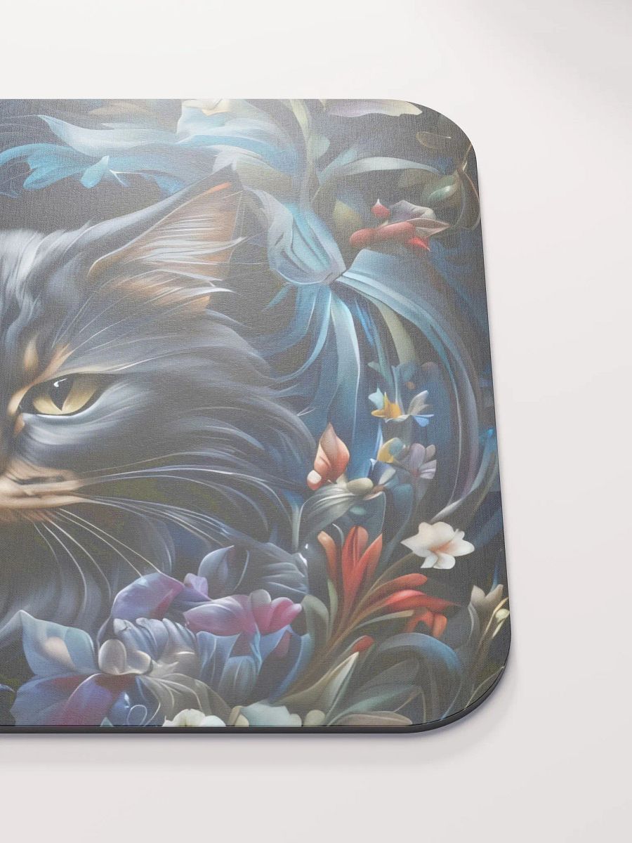 Night Blooms and Feline Dreams Mouse Pad product image (6)