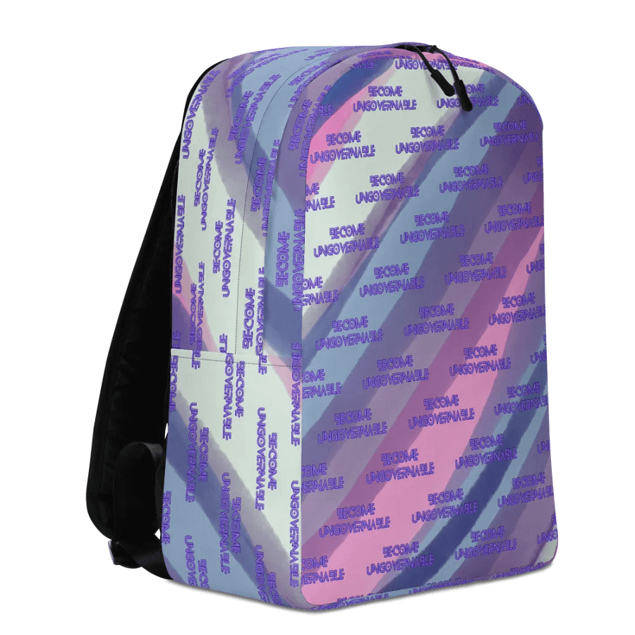 KC, Become Ungovernable (words only), Backpack product image (3)