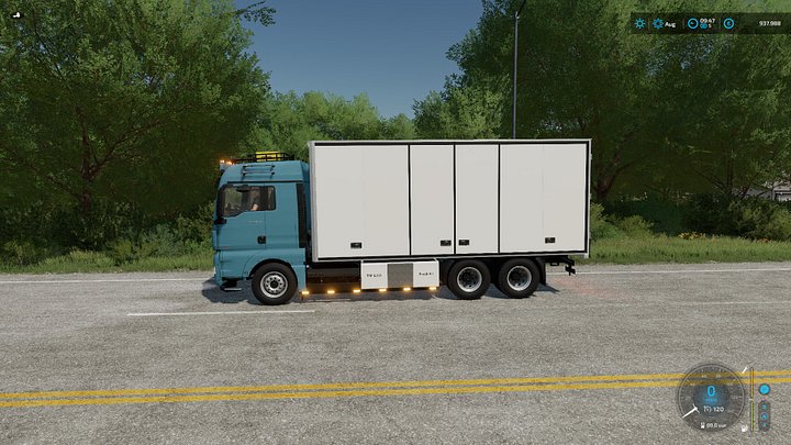 [FS22] MAN BOX Truck J.B Freight Edit product image (2)