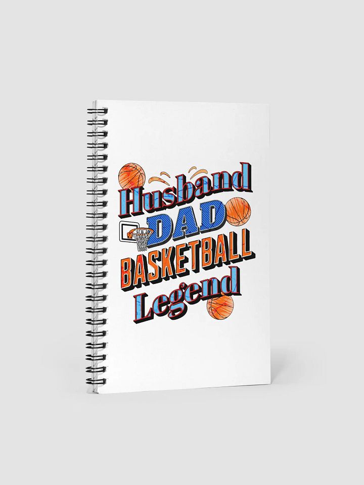 Husband Dad Basketball Legend Notebook product image (2)