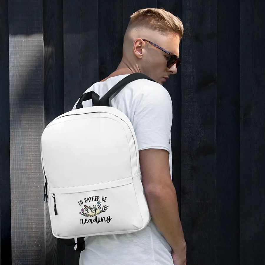 I'd Rather Be Reading Backpack product image (3)