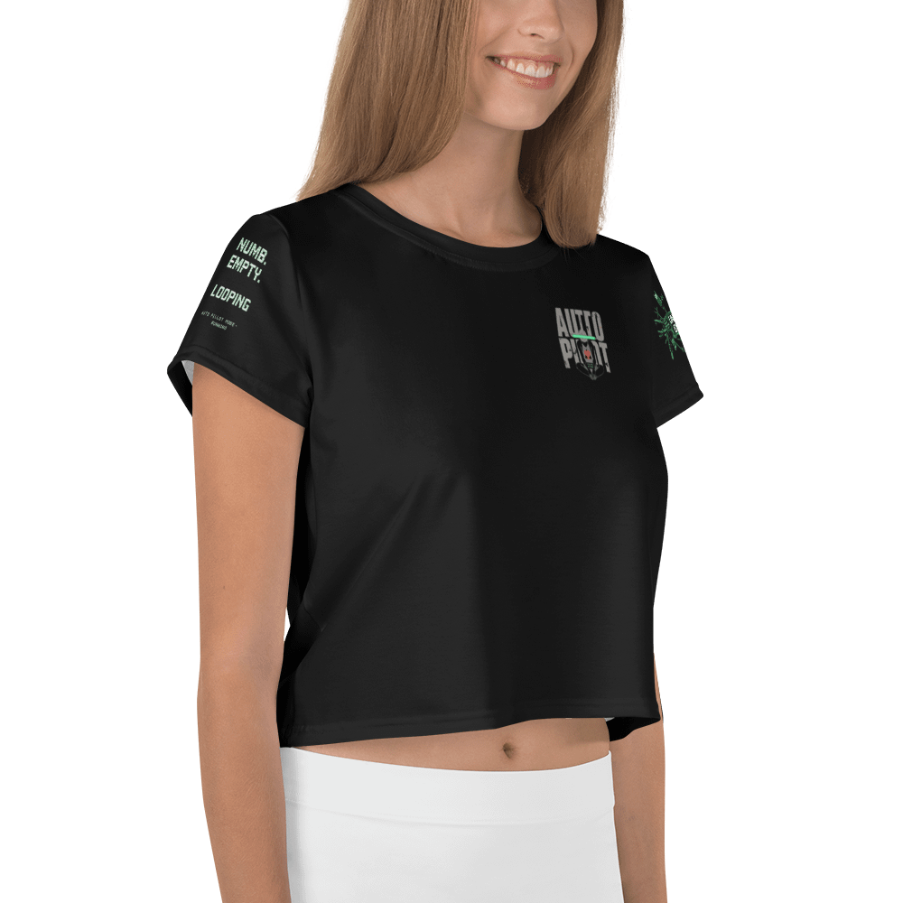 Living in Auto Pilot Crop Graphic Tee 2 product image (4)