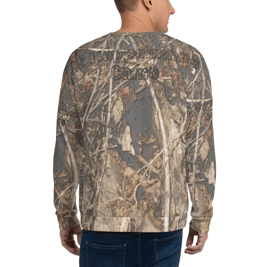 Recycled Unisex Sweatshirt - Dead Split - It Happennnns Camo product image (7)