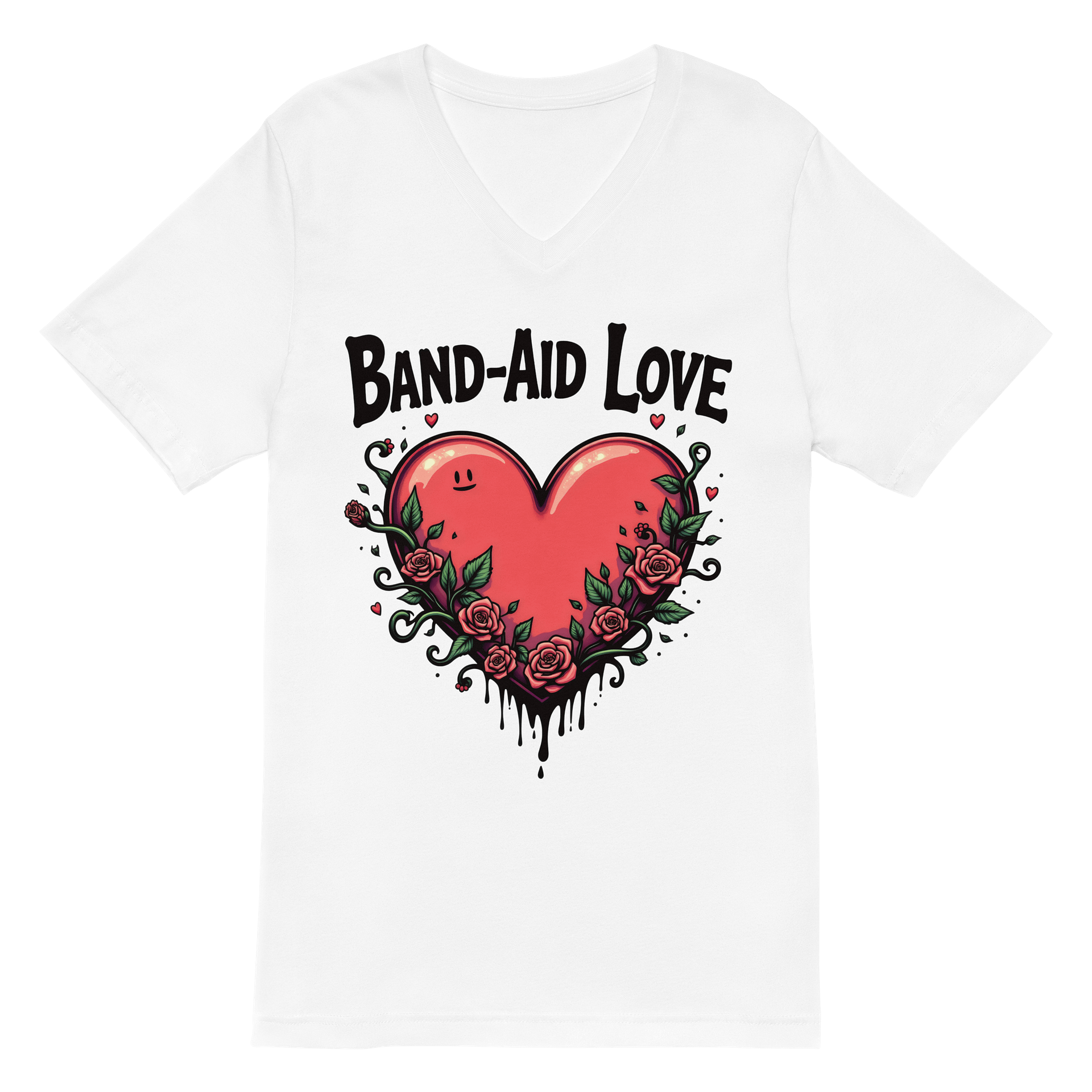 Band-Aid Love V-Neck Tee product image (2)