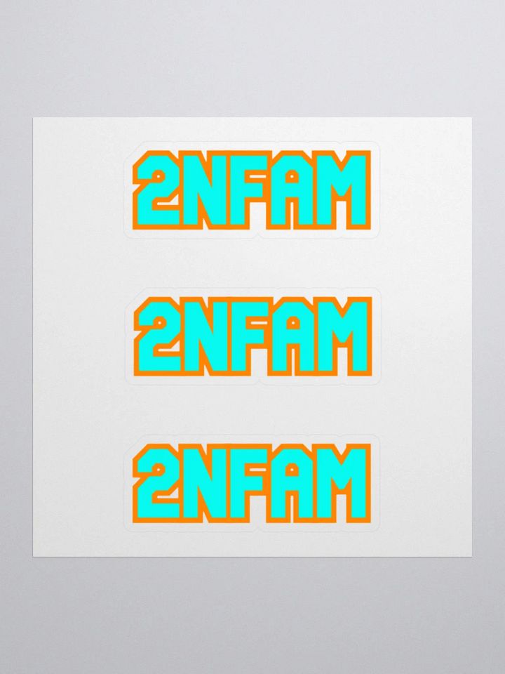 2NFAM 3x Stickers product image (1)