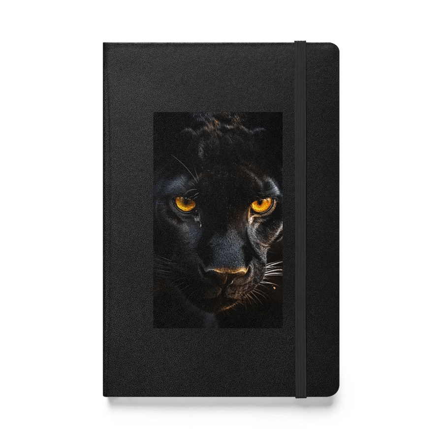 Golden Gaze Panther Hardcover Notebook product image (1)