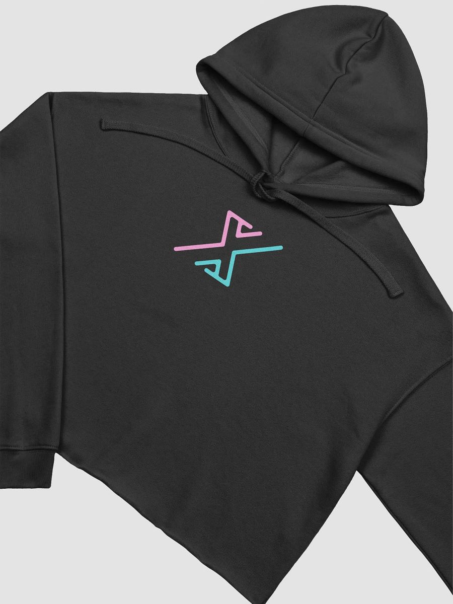 Pink&Teal croptop hoodie product image (3)