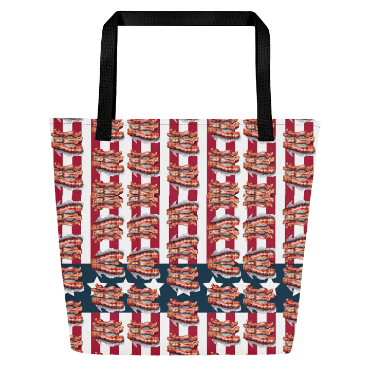 Bacon and America Print Tote Bag product image (1)