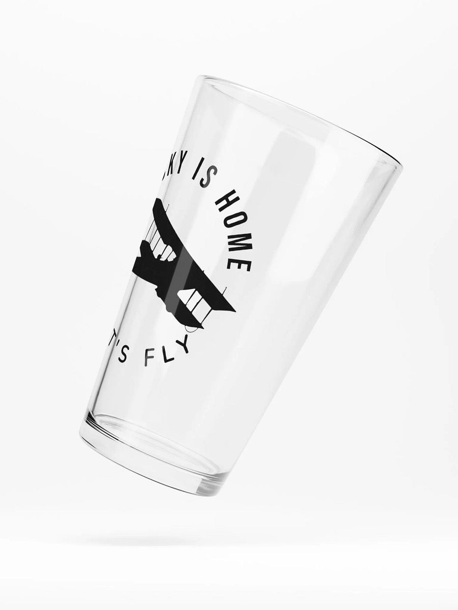 The Sky is Home - Let's Fly - Pint Glass product image (5)