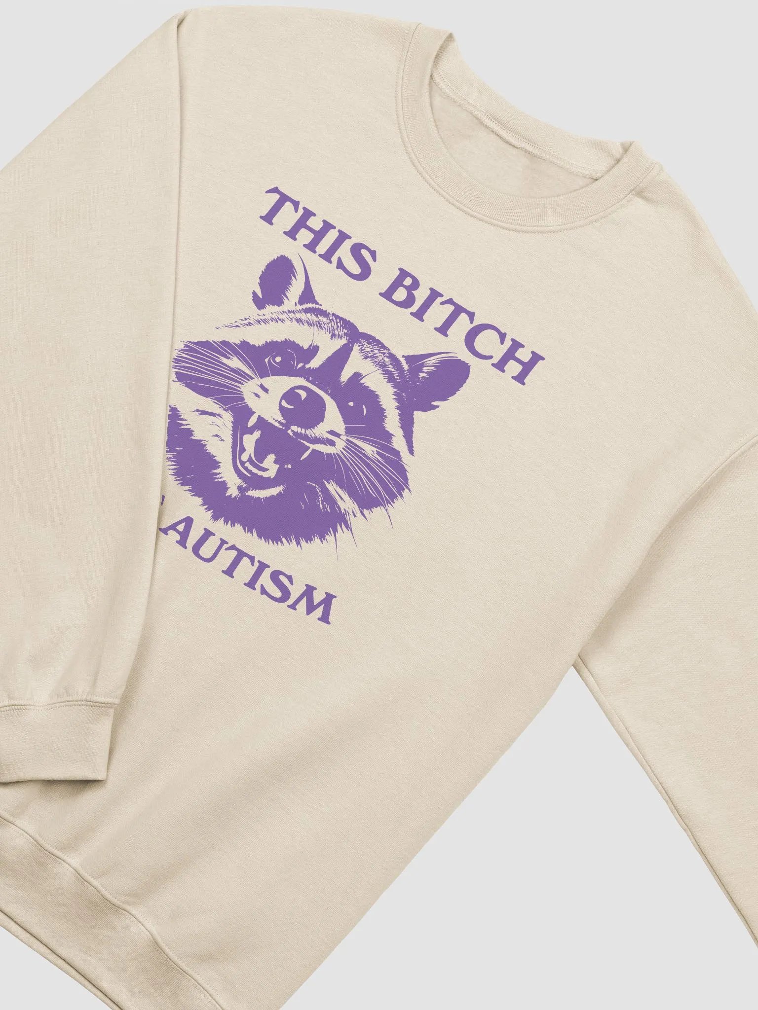 This bitch got autism Crewneck product image (2)