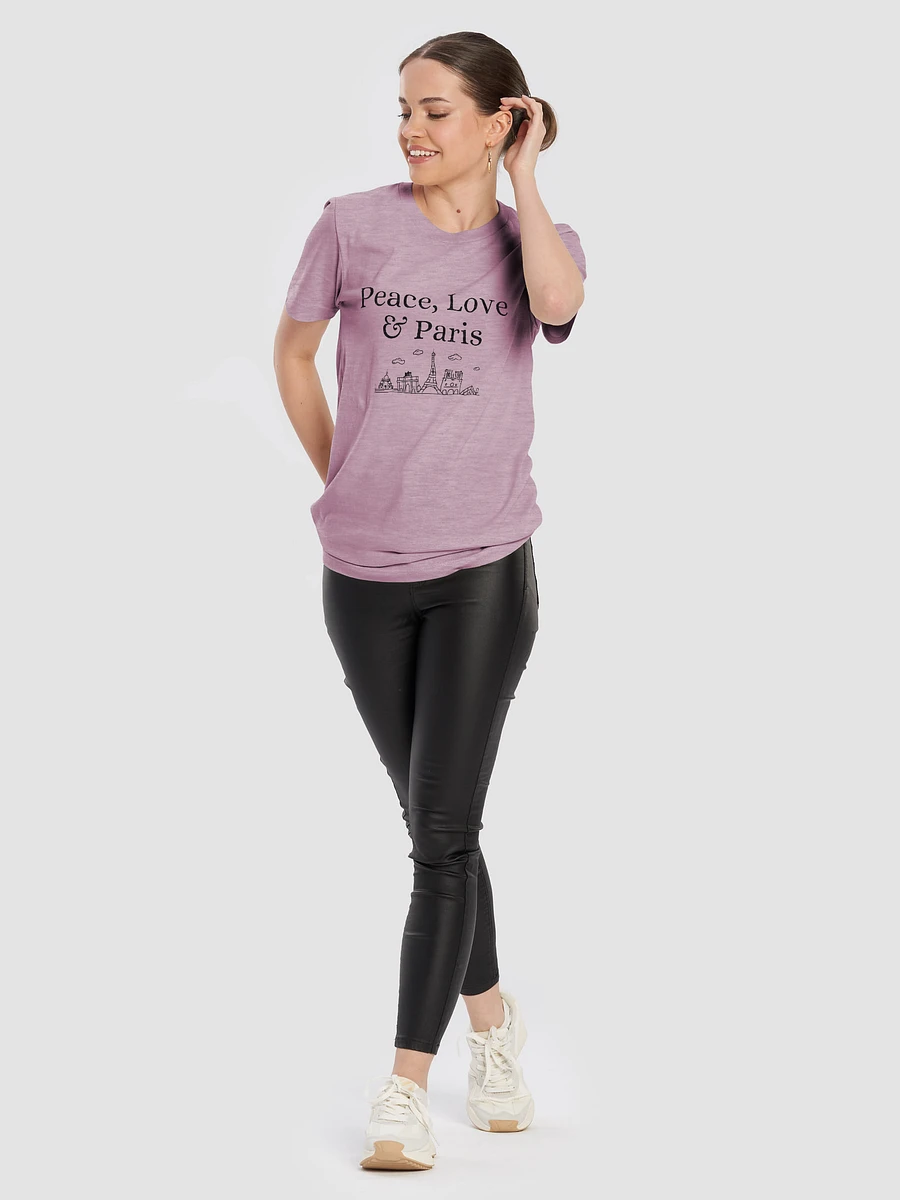 Peace, Love and Paris Ultimate Comfort T-Shirt with Paris Monuments product image (34)