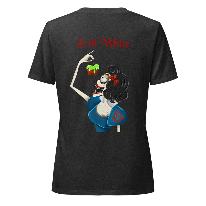 Evil White V neck t-shirt product image (1)