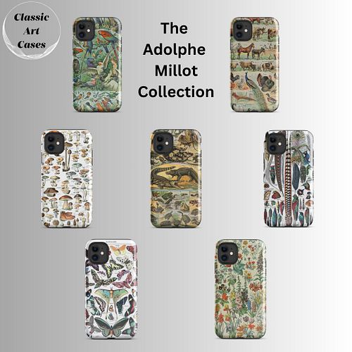 Adolphe Millot (1857–1921) was a French painter and natural history illustrator whose breathtakingly detailed works blended a...