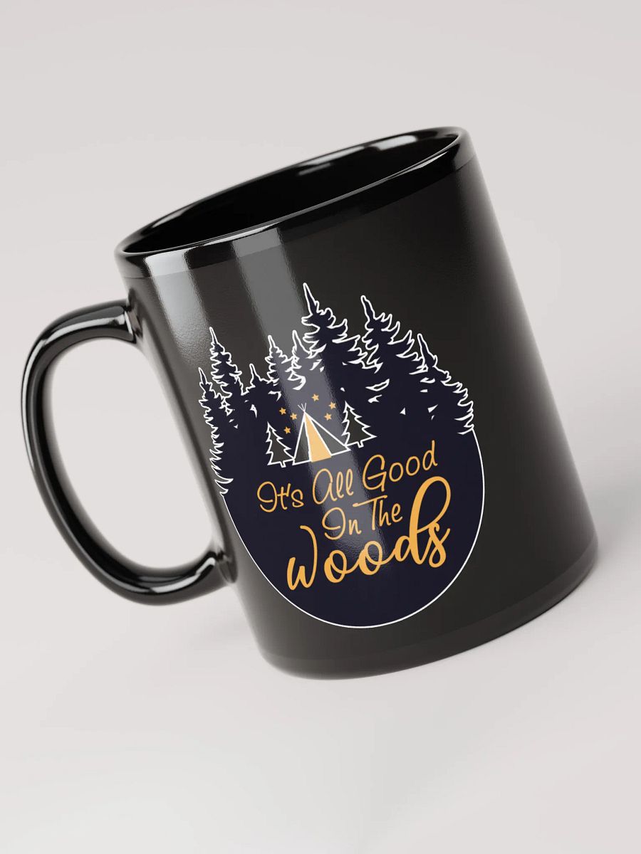 All Good in the Woods Black Mug product image (5)