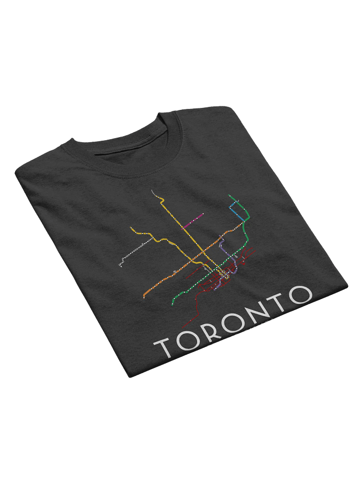 The Rail Fans Canada Map T-Shirt - Toronto product image (2)