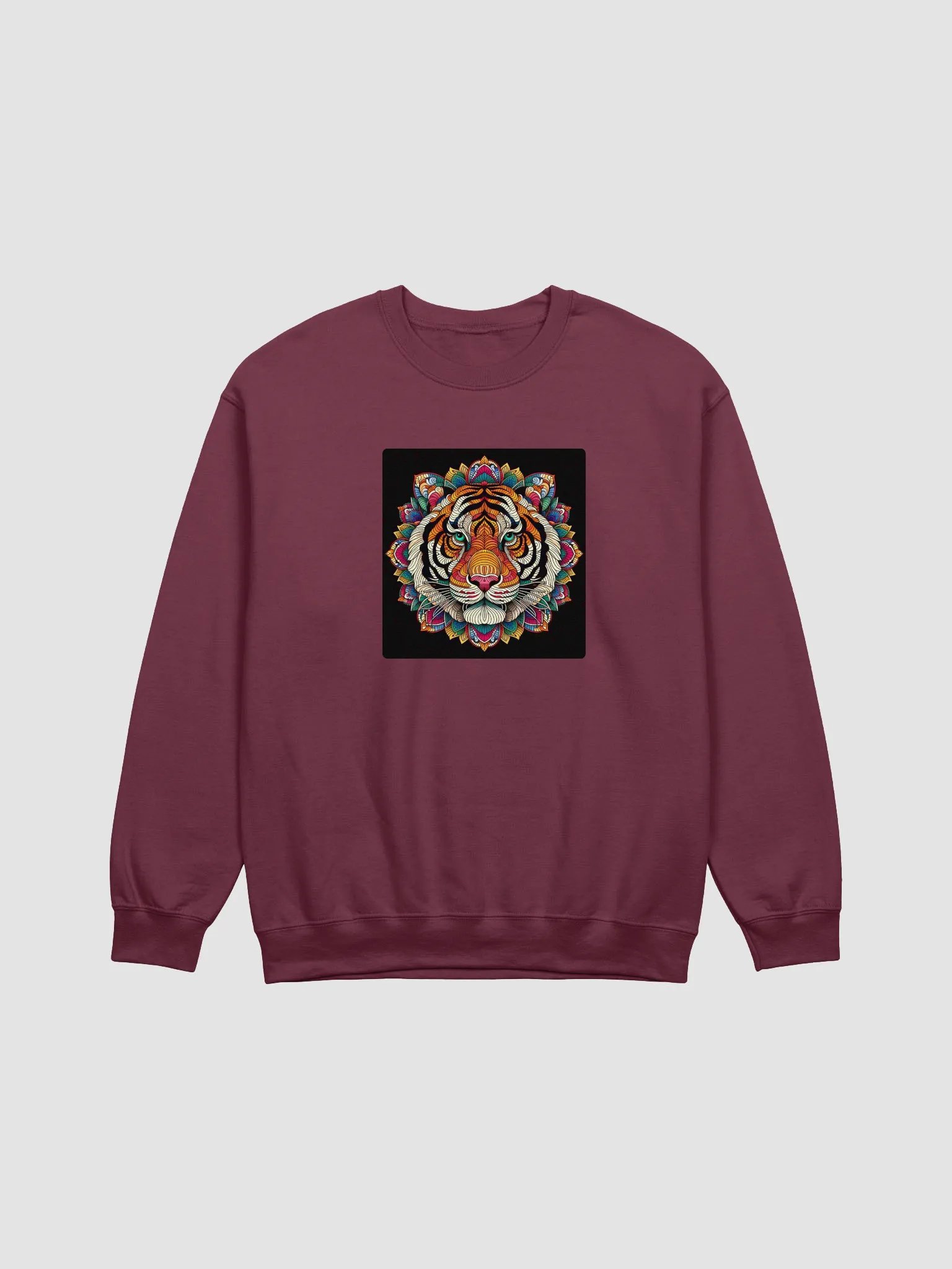 Mandala Tiger Crewneck Sweatshirt product image (8)