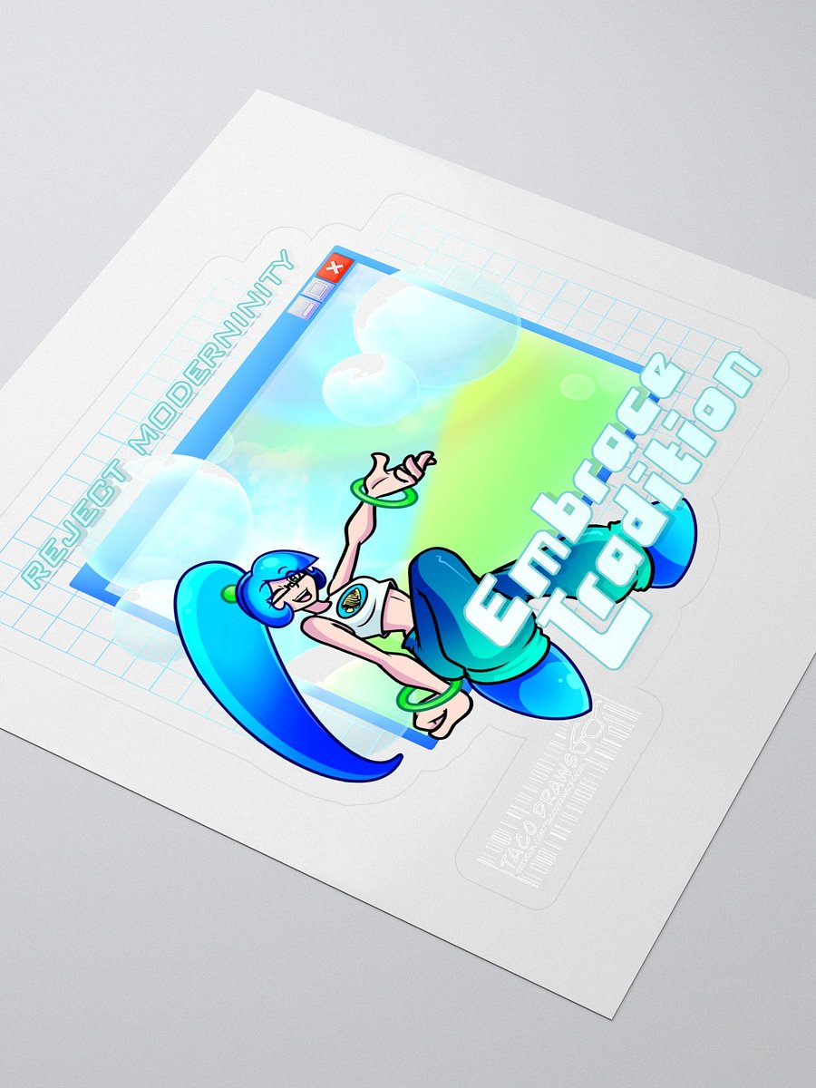 Embrace Frutiger Aero Sticker product image (3)
