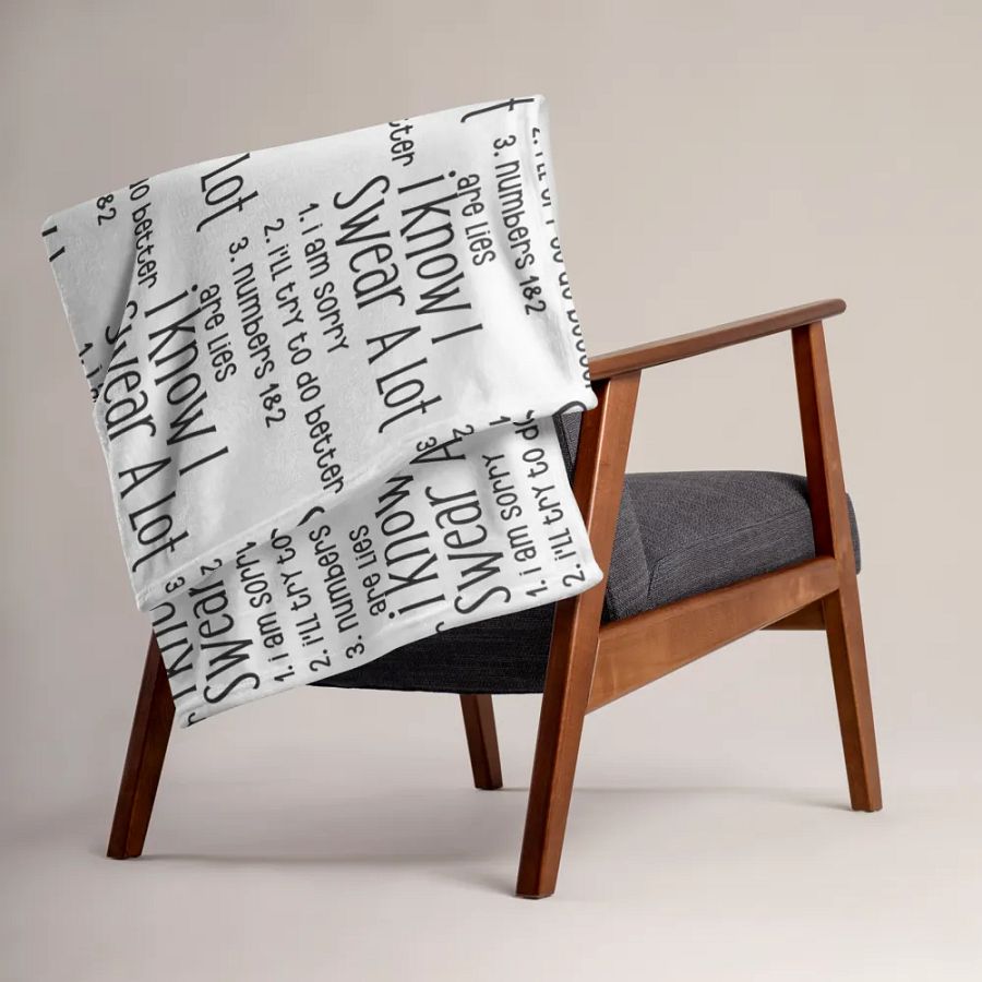 I Know I Swear A Lot Blanket product image (3)