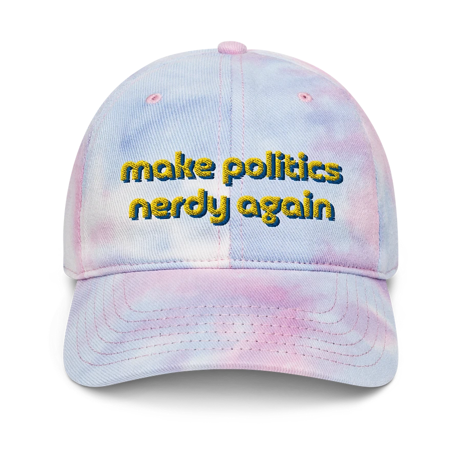 Make Politics Nerdy Again tie-dye hat product image (1)