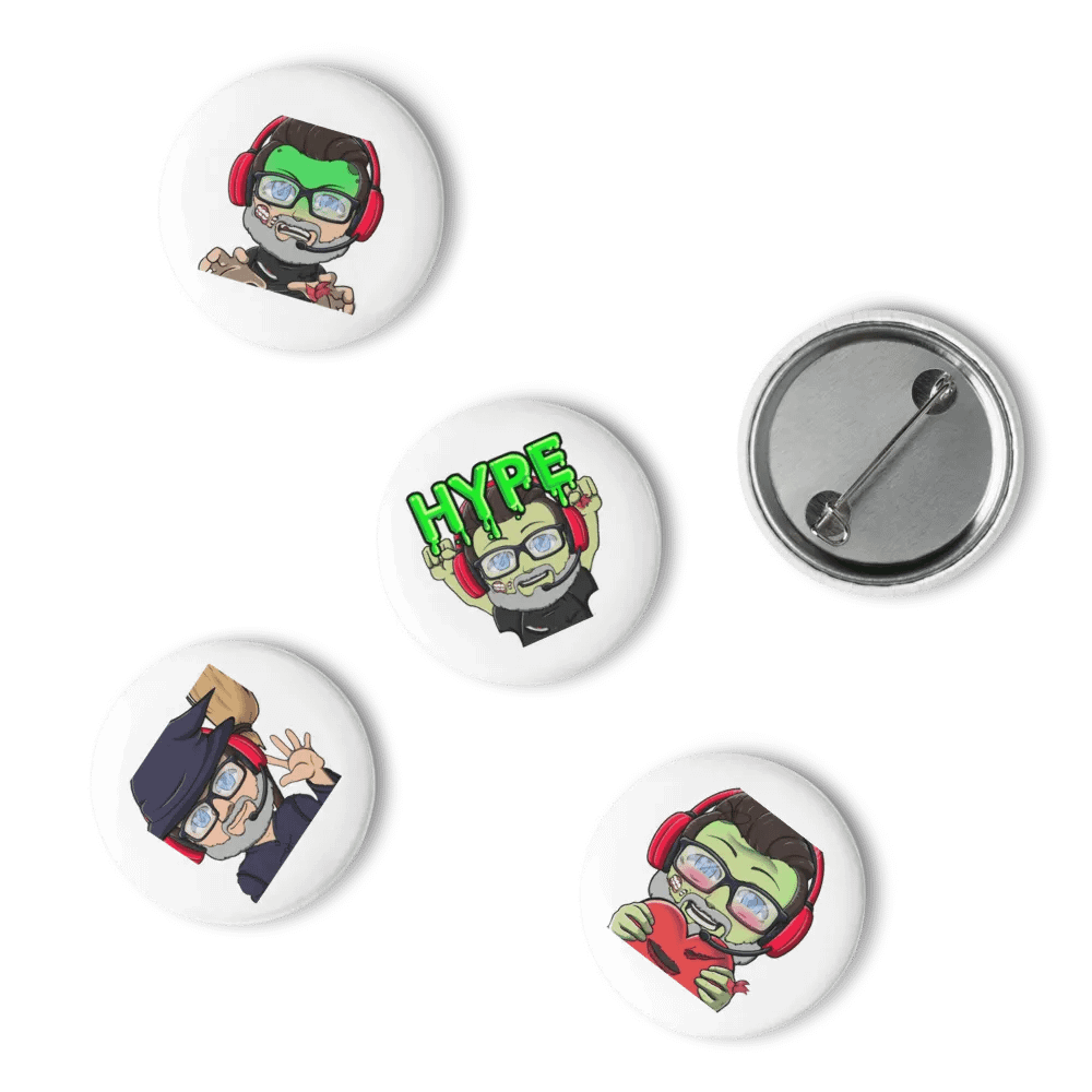 Halloween Ricky Pin Buttons product image (15)