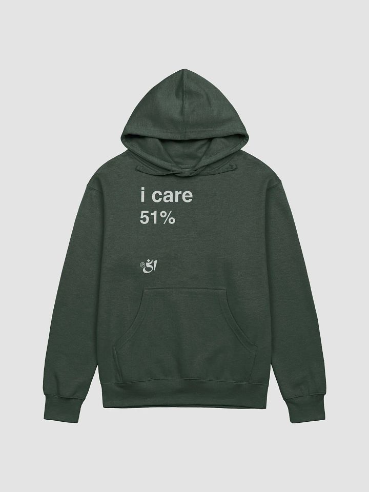 I care 51% hoodie product image (1)