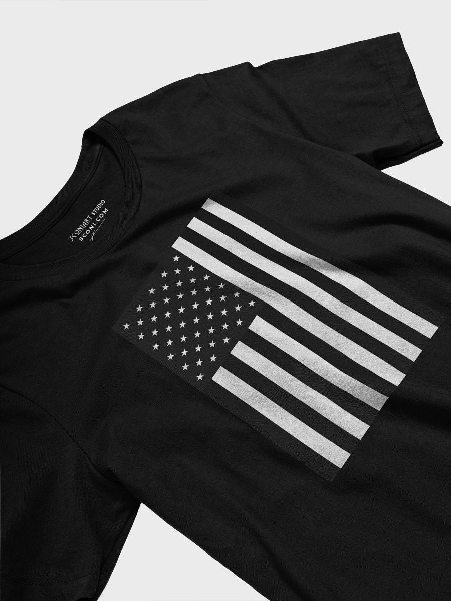 sconiArt b&w design, 'usa'. - unisex T-Shirt. product image (3)