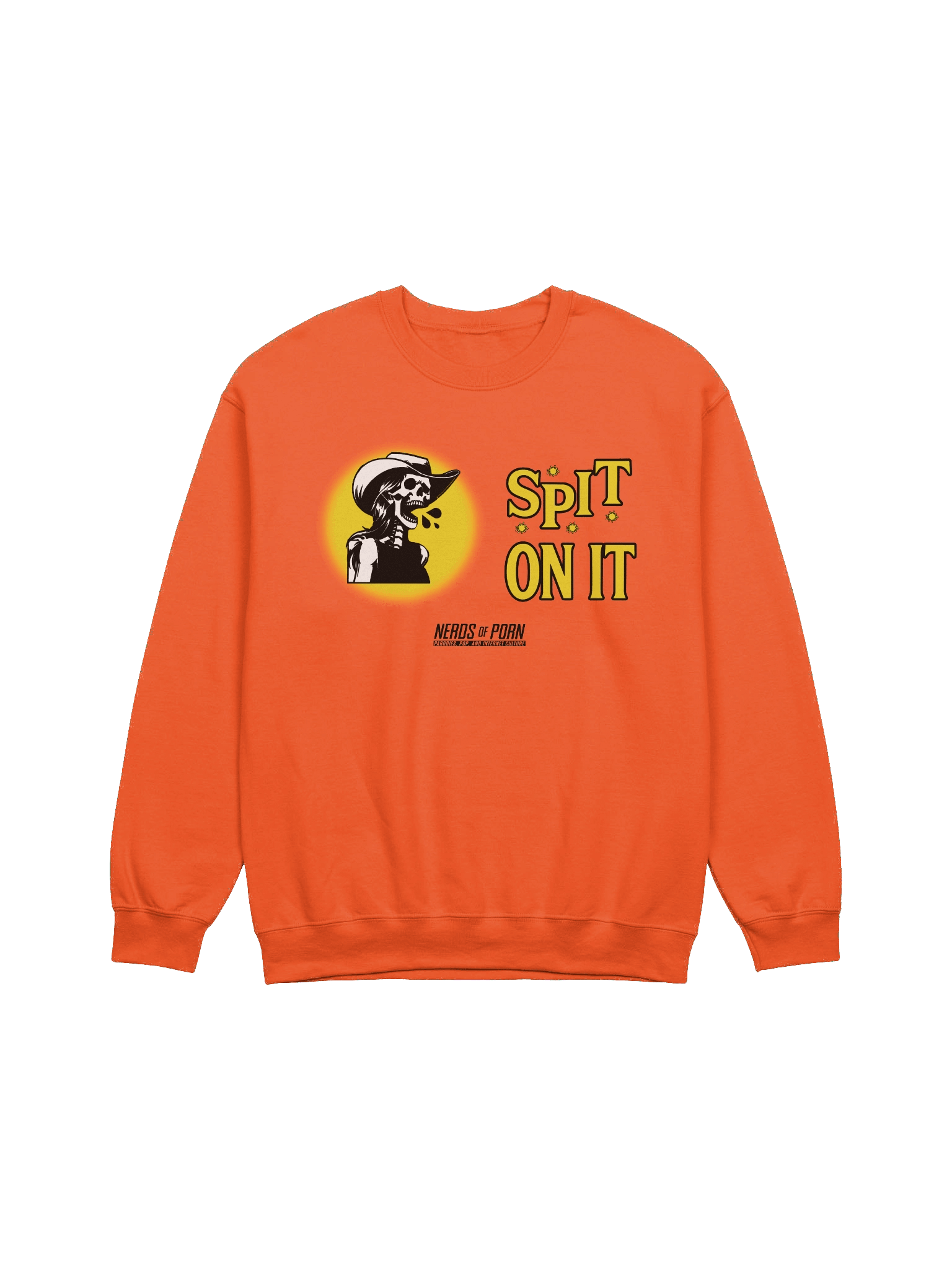 Spit On It Logo Sweatshirt (Orange) product image (1)