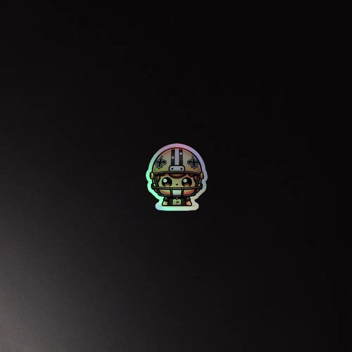 KAWAII New Orleans Saints Player Holographic Sticker product image (2)