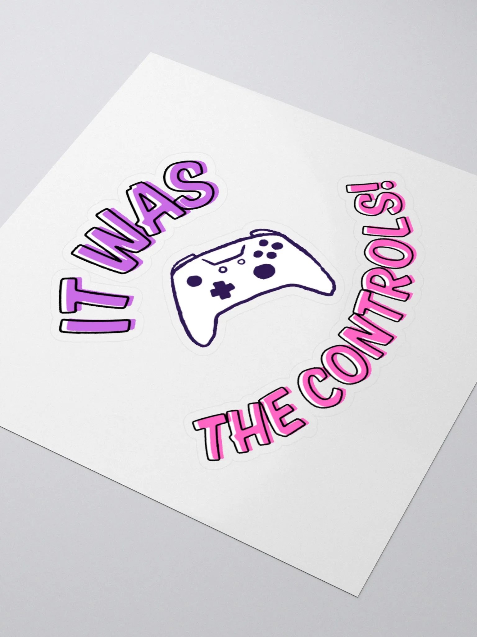 Blame Game Kiss Cut Stickers product image (7)
