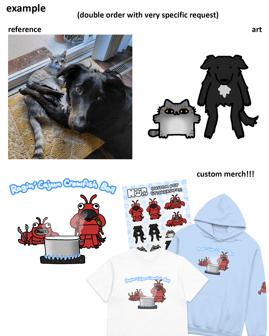 ✏️custom pet merch😺🐶🐰🐥 product image (6)