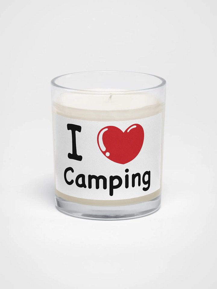 I Love Camping Unscented Candle product image (1)