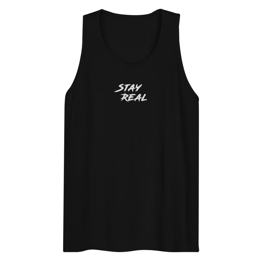 Stay REAL Embroidered Tank product image (10)