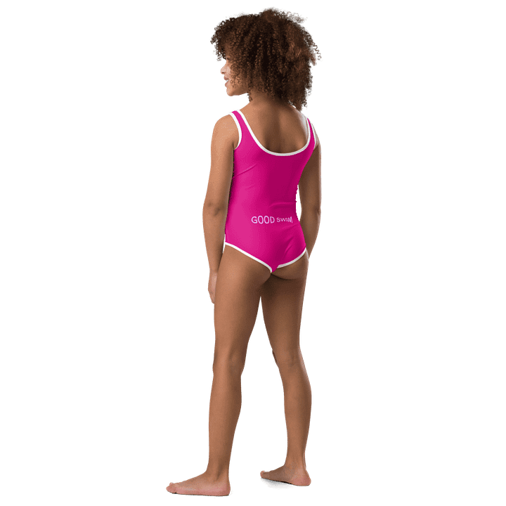 Good Swim Pink on Fuxia Kids Swimsuit product image (2)