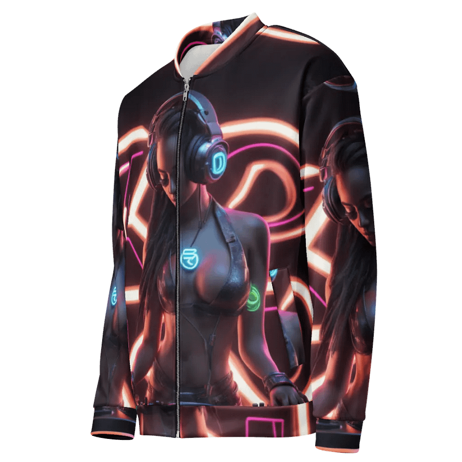 Neon Mixing All-Over Bomber Jacket product image (3)