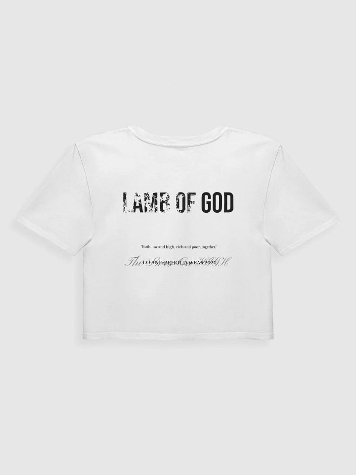 The Lives On HIGH | John's Calling | Women's Crop Top | Black product image (2)