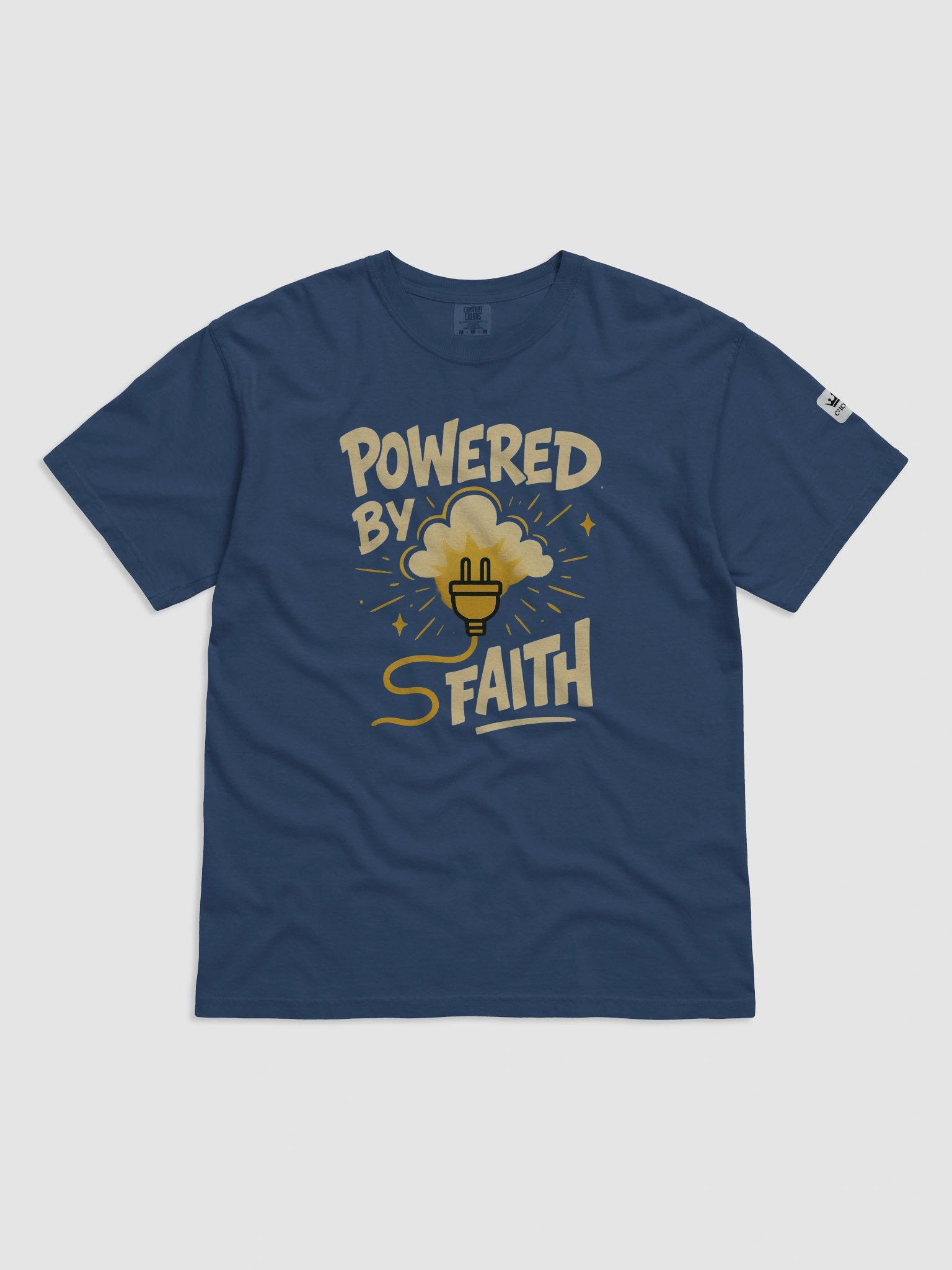 Powered by Faith Graphic T-Shirt product image (1)