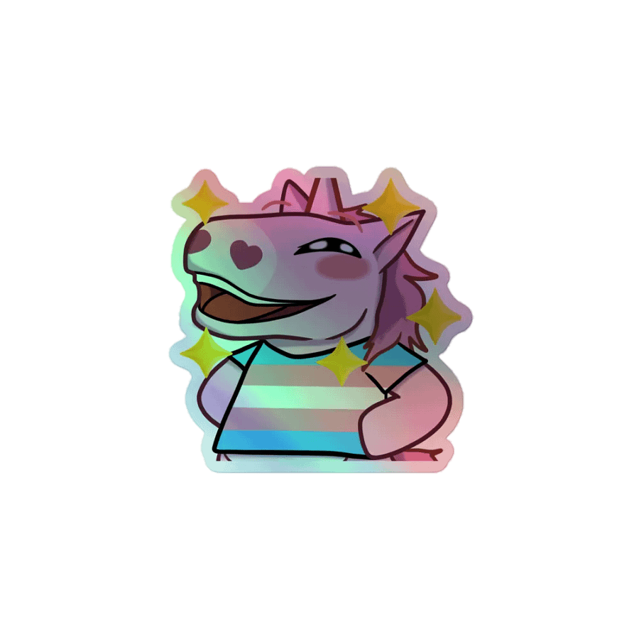 TRANS Pride Holographic Sticker product image (1)