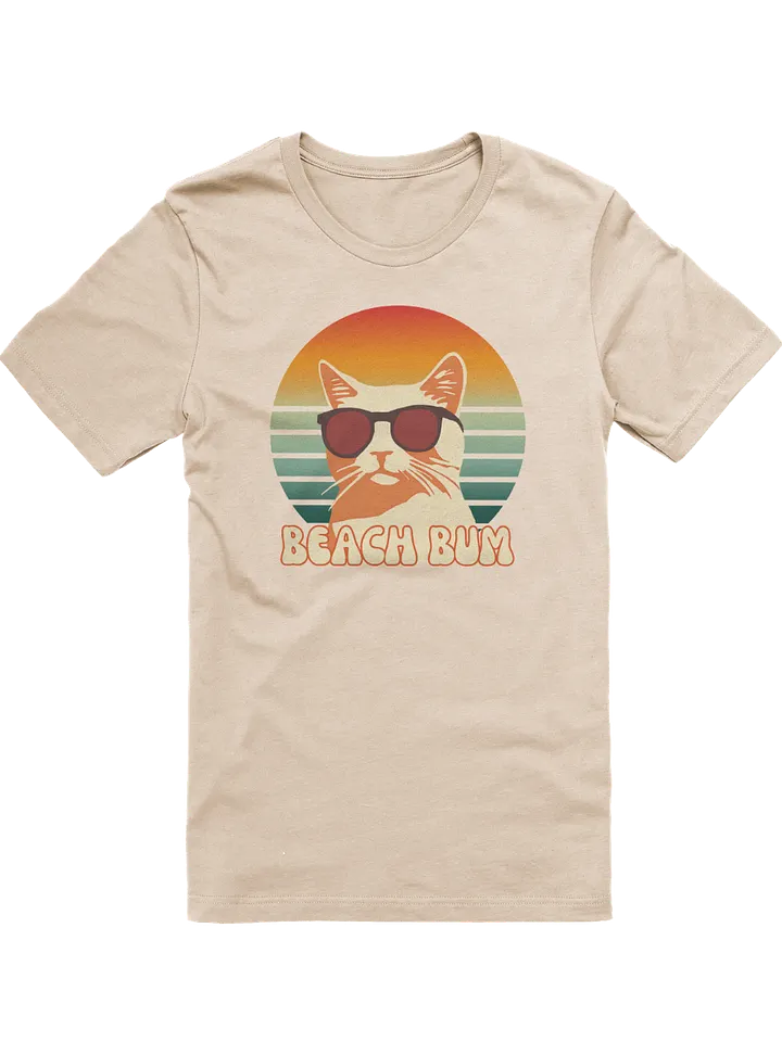 Beach Bum Cat Sunglasses T-Shirt product image (2)