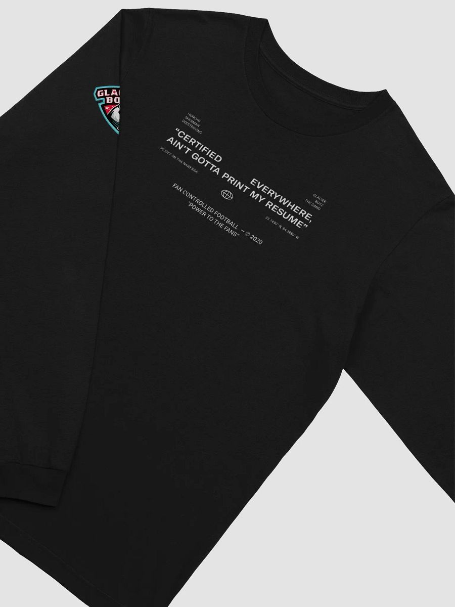 GLACIER BOYZ CERTIFIED LONG SLEEVE TEE product image (1)