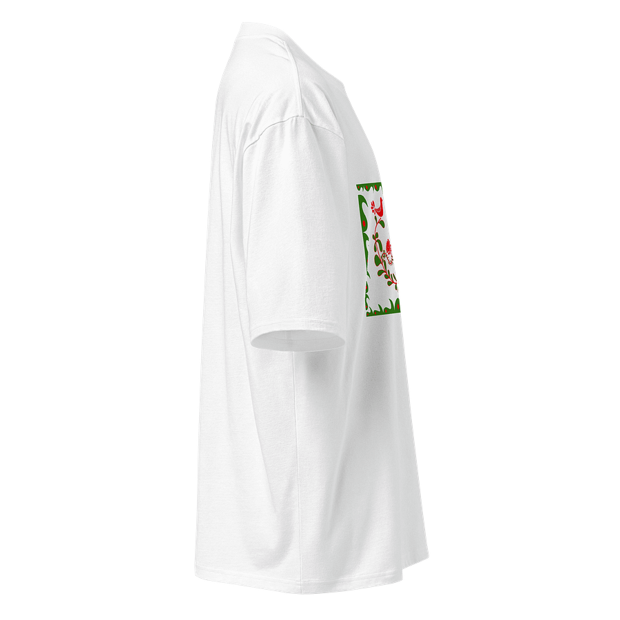 Hungarian Folk-Inspired Symmetry Oversized Tee product image (3)