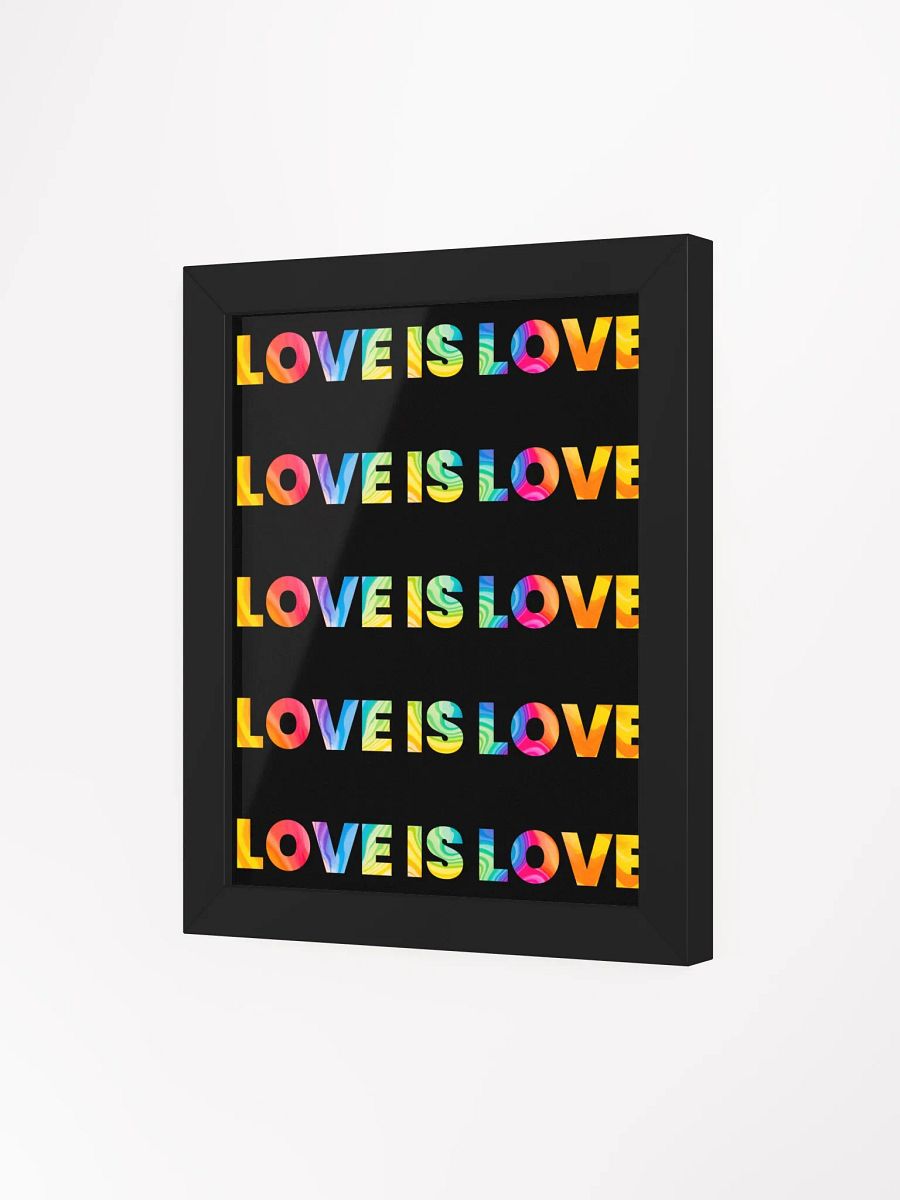 Love is love wall art - 8 x 10 inches product image (3)
