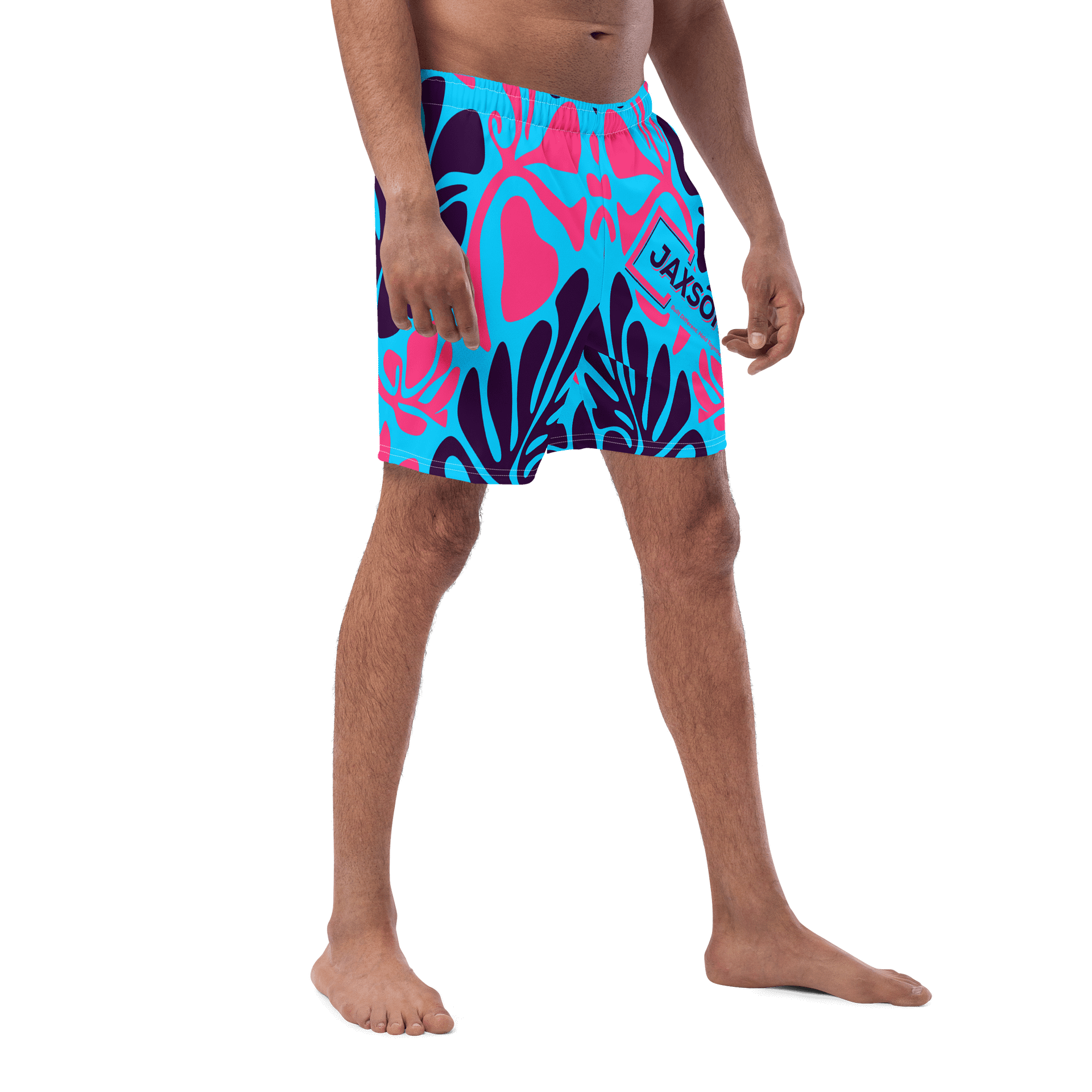 Chaos Bloom All-Over Swim Trunks product image (3)