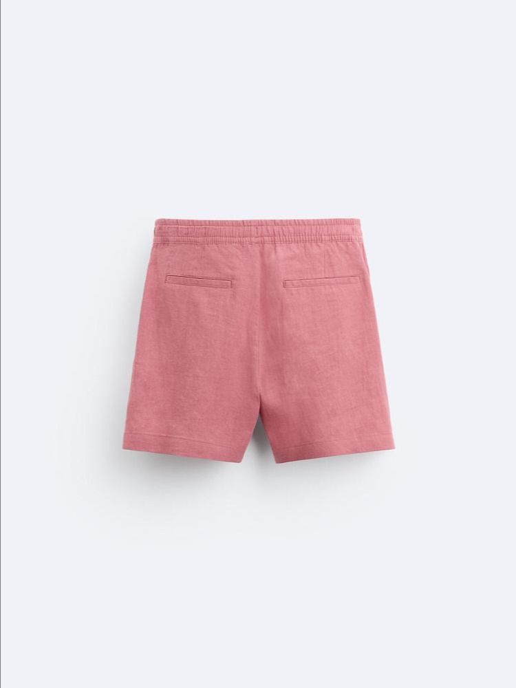 100% LINEN BERMUDA SHORTS product image (2)