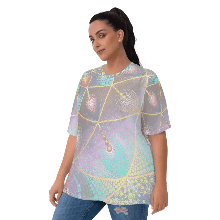 Sanatana Mandala pastell Women´s Crew Neck T-Shirt product image (9)