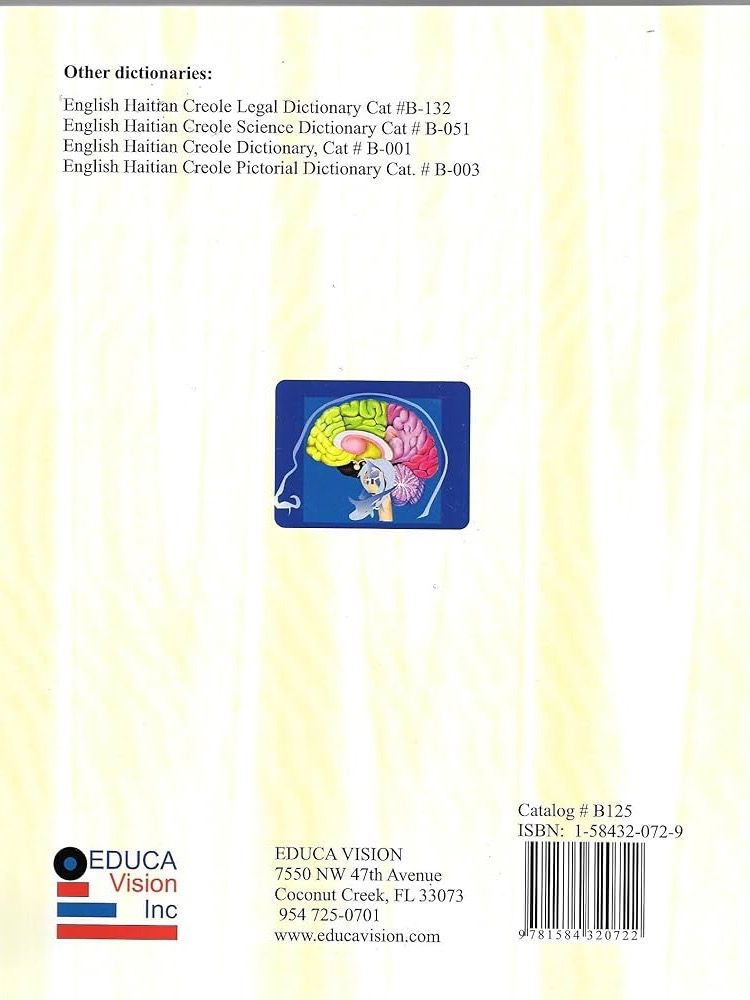 English Haitian Creole Medical Dictionary (Creole Edition) product image (2)