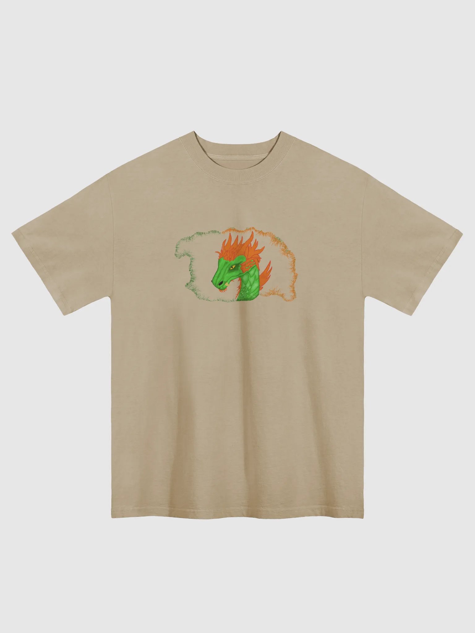 Dragon's Fury Oversized T-Shirt product image (1)
