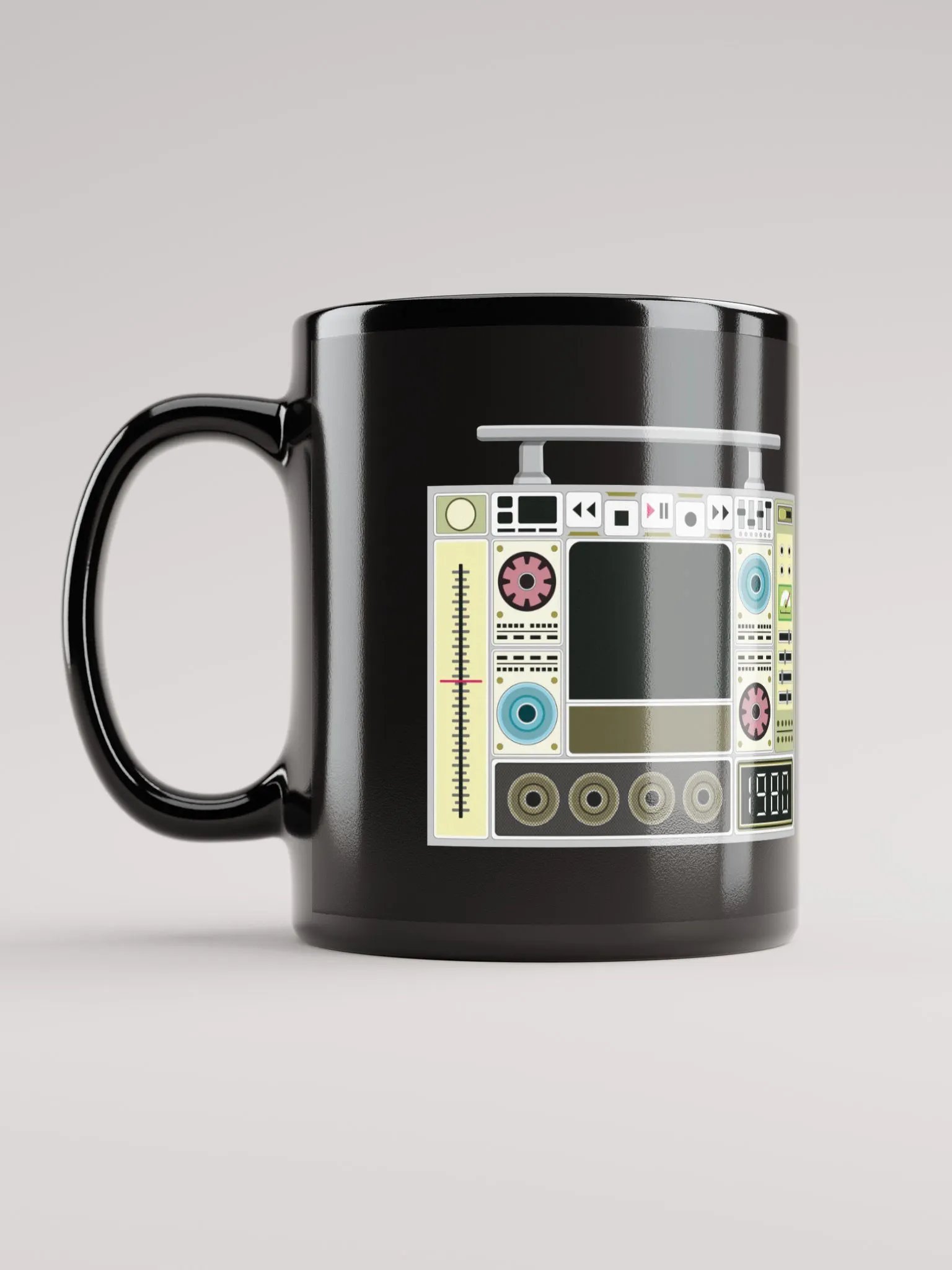 Rap Waveback Machine Mug - Black product image (11)