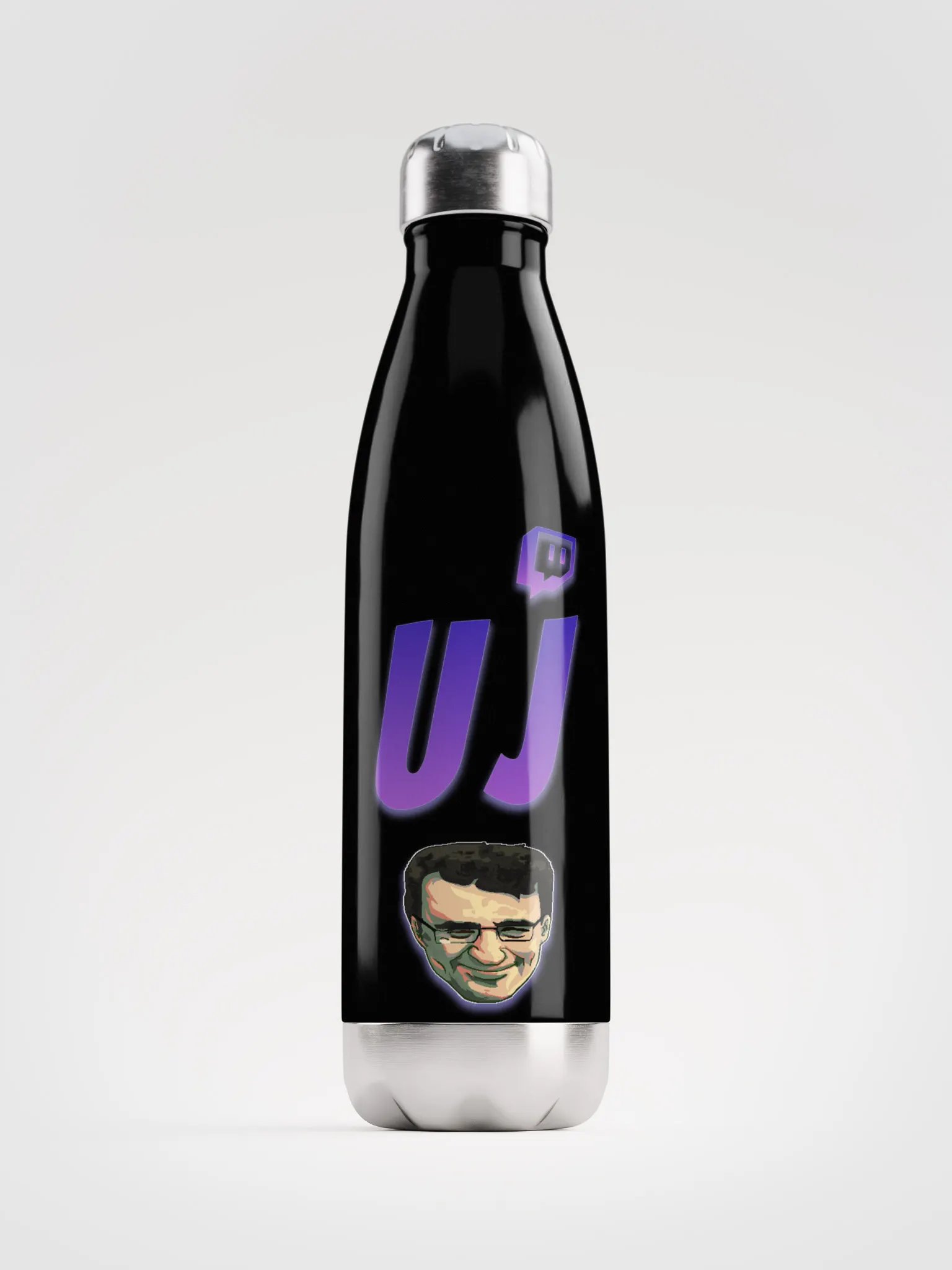 UJ Stainless Steel Water Bottle [Black] product image (1)