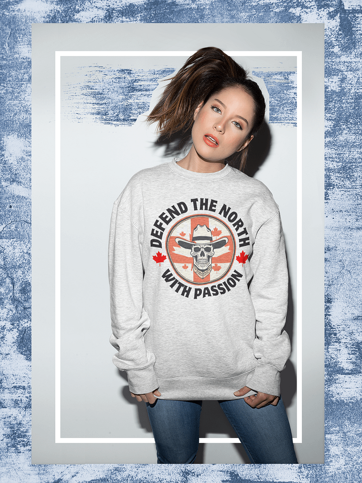 North Defender Skull Cowboy Sweatshirt product image (19)